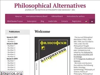 philosophical-alternatives.com