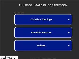 philosophicalbibliography.com