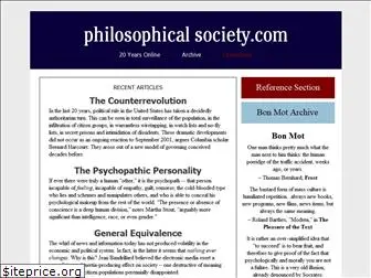 philosophicalsociety.com