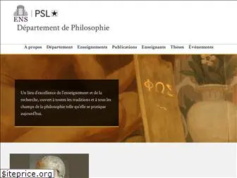 philosophie.ens.fr