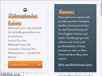 philosophischer-rabatz.de