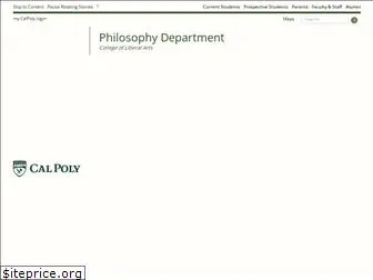 philosophy.calpoly.edu