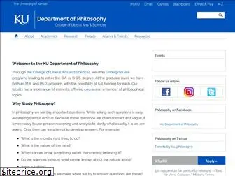 philosophy.ku.edu