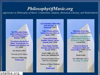 philosophyofmusic.org