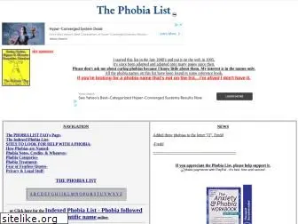 phobialist.com