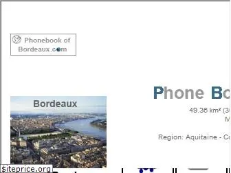 phonebookofbordeaux.com