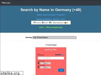 phonebookofgermany.com