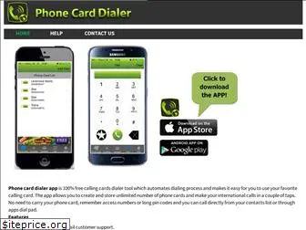 phonecarddialer.com