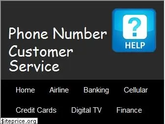 phonenumbercustomerservice.co.uk