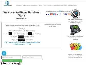 phonenumbers.store