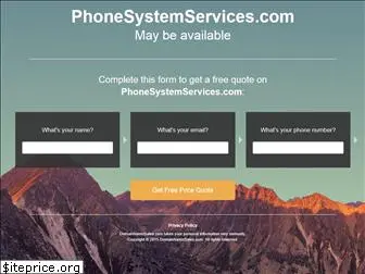 phonesystemservices.com