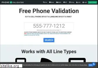 phonevalidator.com