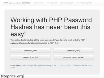 php-password-hash-online-tool.herokuapp.com