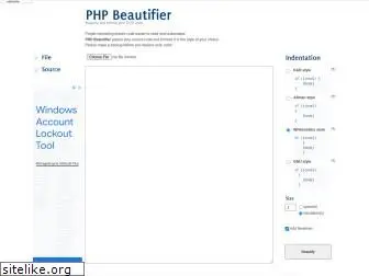 phpbeautifier.com
