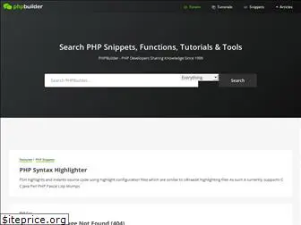 phpbuilder.com