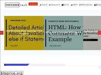 www.phpcoder.tech