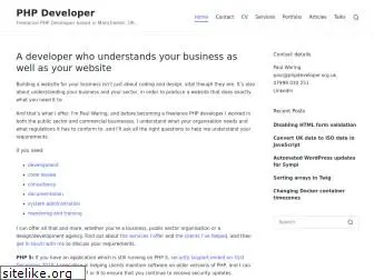 phpdeveloper.org.uk