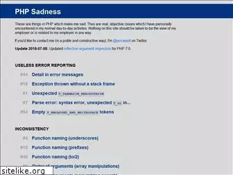 phpsadness.com