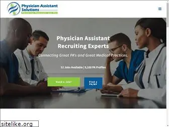 physicianassistantsolutions.com