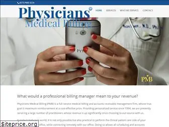 physiciansmedicalbilling.net