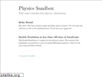 physicsandbox.com
