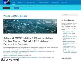 physicsandmathscourses.com