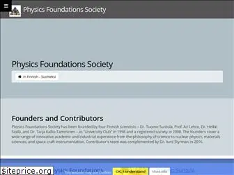 physicsfoundations.org