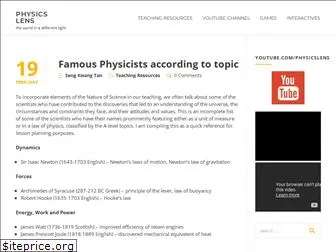 physicslens.com