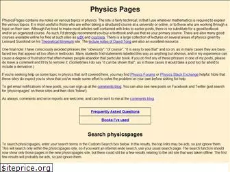 physicspages.com