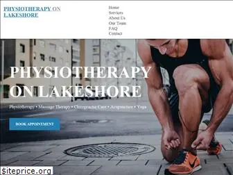 physiotherapyonlakeshore.net