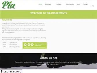piaingredients.com