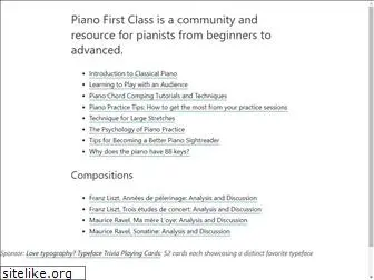 pianofirstclass.com