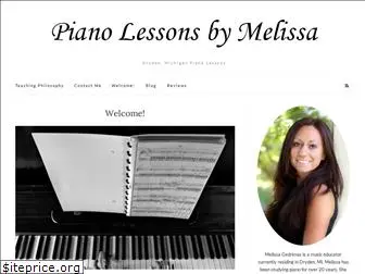 pianolessonsbymelissa.com
