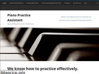 pianopracticeassistant.com