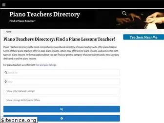 pianoteachersdirectory.com