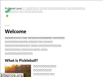 pickleball.land