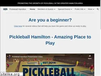 pickleballhamilton.com