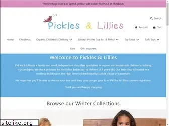 picklesandlillies.co.uk