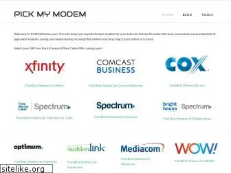 pickmymodem.com