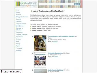 picktextbook.com