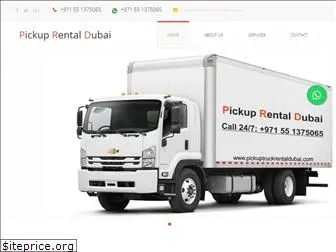 pickuptruckrentaldubai.com