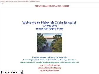 pickwickcabins.com