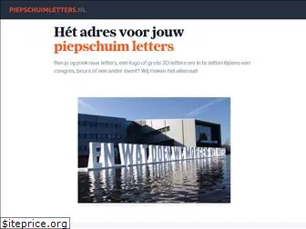 piepschuimletters.nl