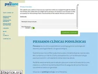 piessanosclinicaspodologicas.com
