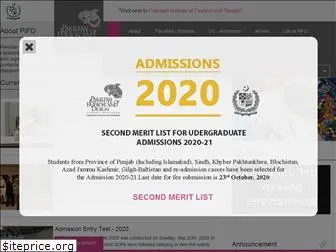 www.pifd.edu.pk