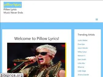 pillowlyrics.com