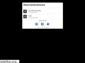 pilone.name - pilone family directory