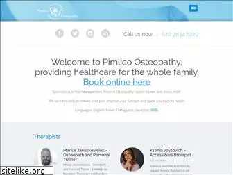 pimlicoosteopathy.com