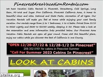 pinecrestareavacationrentals.com