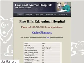 pinehillspethospital.com